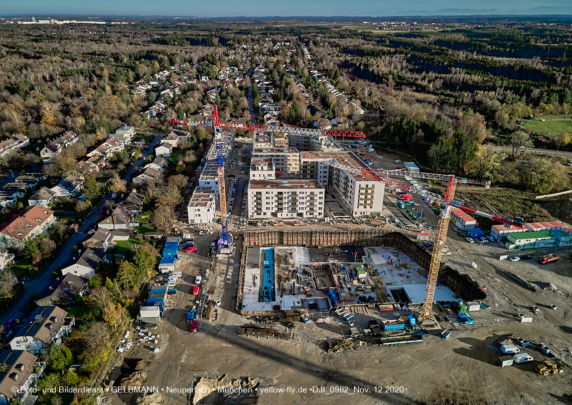 12.11./09.11.2020 - Piederstorfer Gelände und Alexisqaurtier am Karl-Marx-Ring in Neuperlach